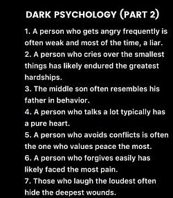 Dark pschology